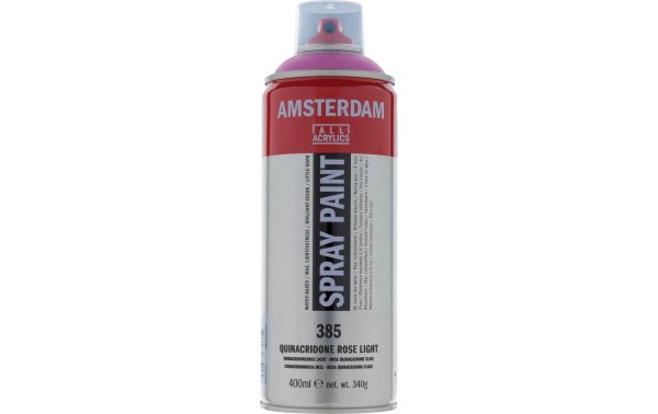 Amsterdam Acrylspray  385 Chinacridonrosa deckend, 400 ml
