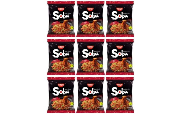 Nissin Food Soba Nudeln Chili 9 x 111 g