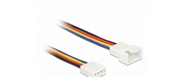 Delock Stromkabel 4Pin PWM für CPU & Gehäuselüfter 70 cm