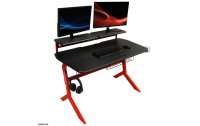 LC-Power Gaming Tisch LC-GD-1R Schwarz/Rot