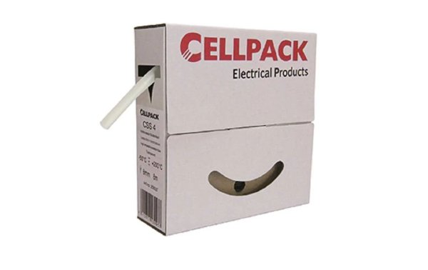 Cellpack AG Hochtemperatur-Schlauch 15 m x 4 mm, Transparent