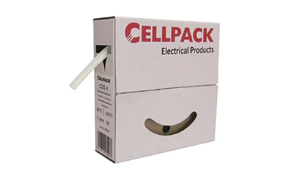 Cellpack AG Hochtemperatur-Schlauch 8 m x 12 mm, Transparent