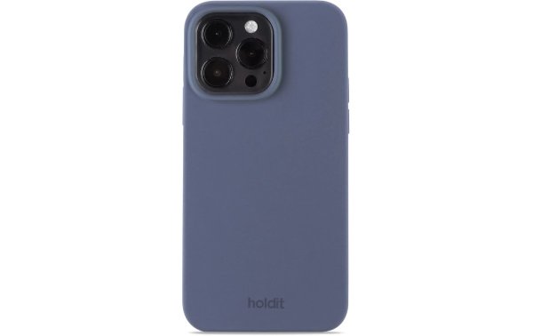 Holdit Back Cover Silicone iPhone 15 Pro Max Blau