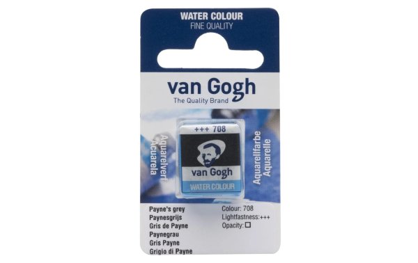 Van Gogh Aquarellfarbe 708 Paynegrau, 1 Stück