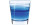 Leonardo Trinkglas Vario Struttura 250 ml, 6 Stück, Blau