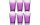 Leonardo Trinkglas Vario Struttura 280 ml, 6 Stück, Violett