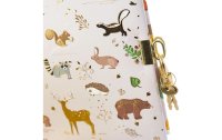 Goldbuch Tagebuch Woodland 96 Seiten, 16.5 x 16.5 cm, Braun