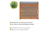 Wenko Schuhschrank  Bahari 50 x 45 cm, Grau/Nature