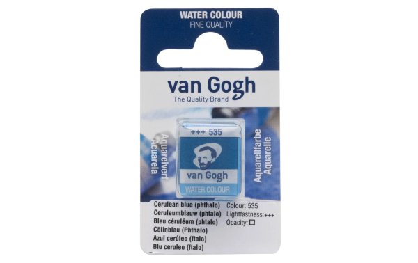 Van Gogh Aquarellfarbe 535 Cölinblau, 1 Stück