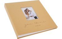 Goldbuch Hochzeitsalbum you & me 30 x 31 cm, 60 Seiten, Braun