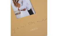 Goldbuch Hochzeitsalbum you & me 30 x 31 cm, 60 Seiten, Braun