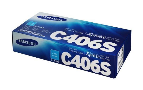 Samsung by HP Toner CLT-C406S / ST984A Cyan