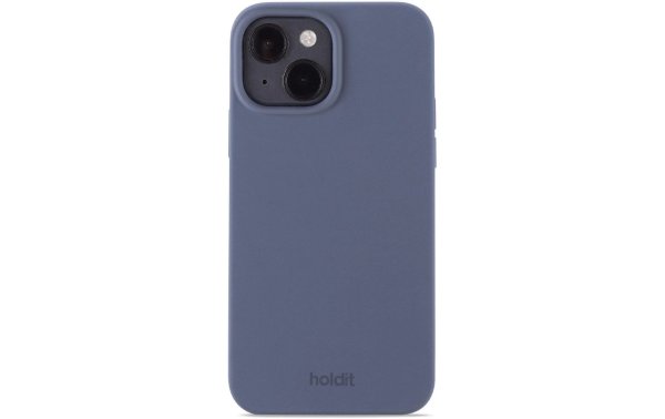 Holdit Back Cover Silicone iPhone 15 Blau