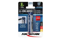 Ansmann Akku 18650 Typ 3400 3250 mAh mit Micro-USB Ladebuchse
