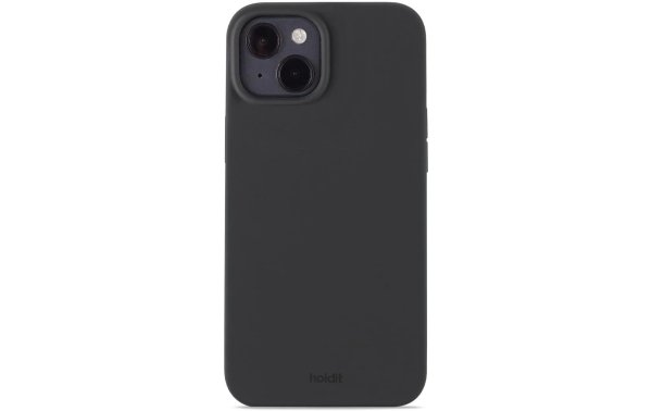 Holdit Back Cover Silicone iPhone 15 Plus Schwarz