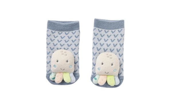 fehn Rassel Socken Oktopus