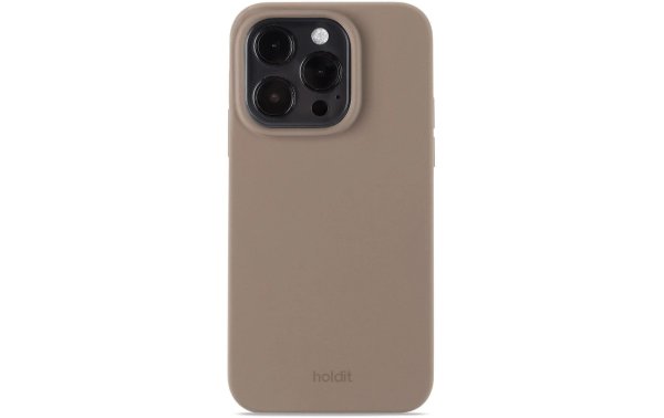 Holdit Back Cover Silicone iPhone 15 Pro Mocha Brown