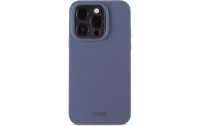 Holdit Back Cover Silicone iPhone 15 Pro Blau