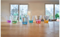Leonardo Trinkglas Optic 215 ml, 6 Stück, Mehrfarbig