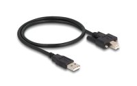 Delock USB 2.0-Kabel USB A - USB B 0.5 m