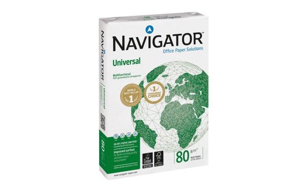 Fischer Papier Kopierpapier Navigator A3, 80 g/m² ,500 Stück