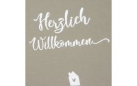 Goldbuch Gästebuch Herzlich Willkommen 23 x 25 cm,...