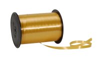 Spyk Kräuselband Poly Glatt 7 mm x 500 m, Gold