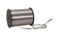 Spyk Kräuselband Poly Glatt 7 mm x 500 m, Silber