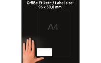 Avery Zweckform Universal-Etiketten Stick + Lift 96 x 50.8 mm, 30 Blatt