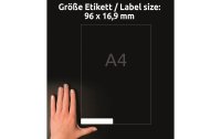 Avery Zweckform Universal-Etiketten Stick + Lift 96 x 16.9 mm, 30 Blatt