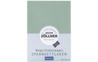 Julius Zöllner Fix-Leintuch Jersey Salbei 90 x 40 cm