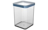 Rotho Vorratsbehälter Premium Loft 1 l, Blau/Transparent