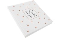 Goldbuch Hochzeitsalbum Love 30 x 31 cm, 60 Seiten, Weiss