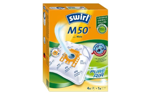 Swirl Staubfilterbeutel MicroPor M50 4 Stück