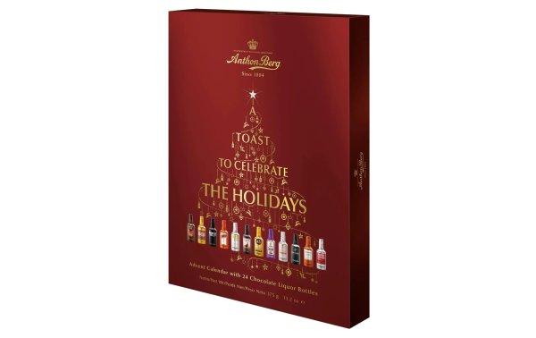 Anthon Berg Adventskalender Alkoholhaltige Schokoladen Pralinen 375 g