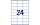 Avery Zweckform Universal-Etiketten 6122 70 x 36 mm, 10 Blatt