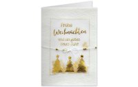 Sheepworld Weihnachtskarte Tannenbäume mit Couvert,...