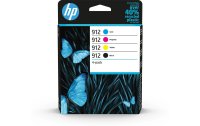 HP Combopack Nr. 912 (Tinte 6ZC74AE) C/M/Y/BK