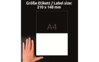 Avery Zweckform Universal-Etiketten 3655 210 x 148 mm, 220 Blatt