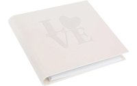 Goldbuch Foto-Gästebuch White Love 28 x 25.5 cm, 50 Seiten, Weiss