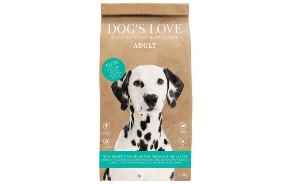 Dogs Love Trockenfutter Adult, Ente, 12 kg