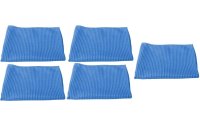 Edi Baur Mikrofaser-Reinigungstuch 5 Stück, Blau