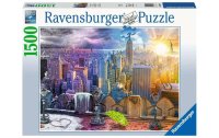 Ravensburger Puzzle New York im Winter und Sommer
