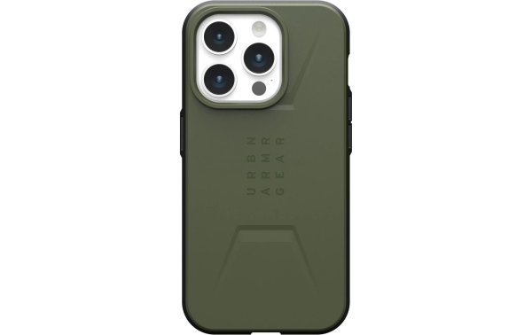 UAG Back Cover Civilian Case iPhone 15 Pro Olive