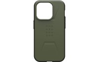 UAG Back Cover Civilian Case iPhone 15 Pro Olive