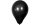 Creativ Company Luftballon Ø 23 cm Schwarz, 10 Stück