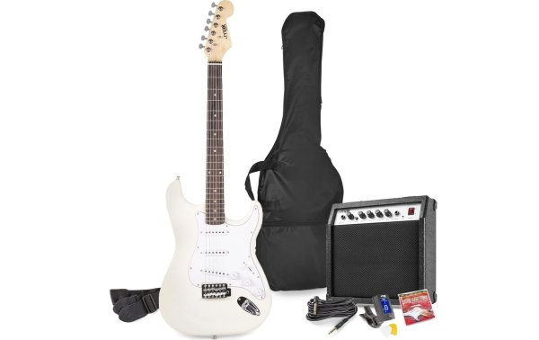 MAX E-Gitarre GigKit Weiss