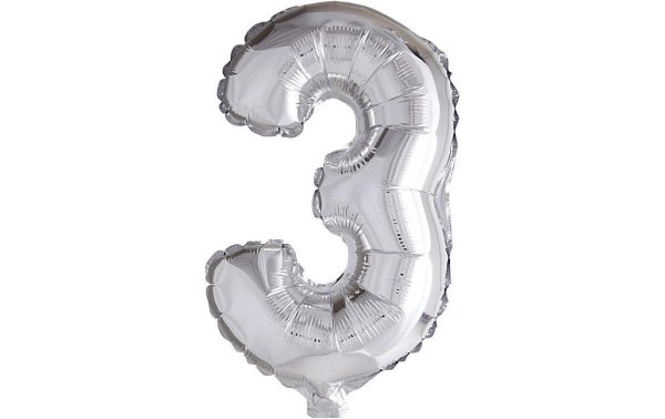 Creativ Company Folienballon 3 Silber