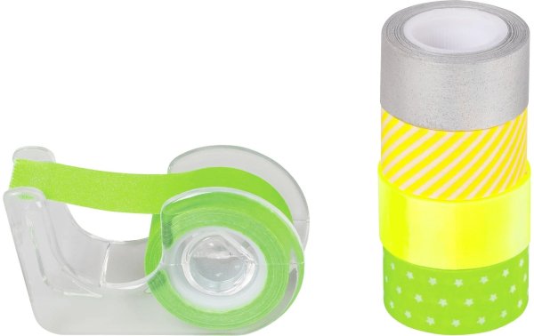 Heyda Washi Tape Neon Akzente Grün