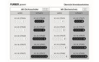 FURBER.power Steckdosenleiste mit Überlastschutz 7x T13